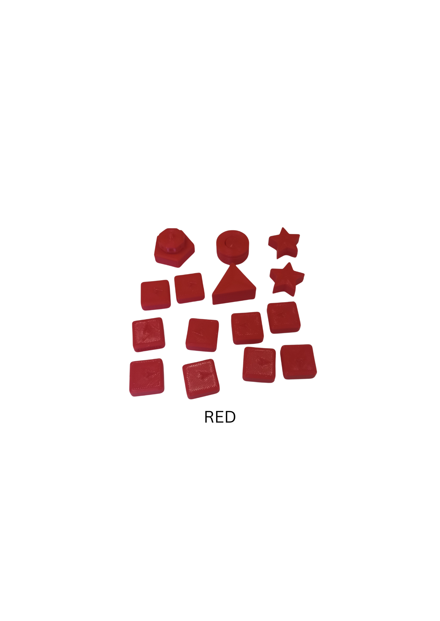 CHESHKER PERSONALISED COLOURED GAME PIECES