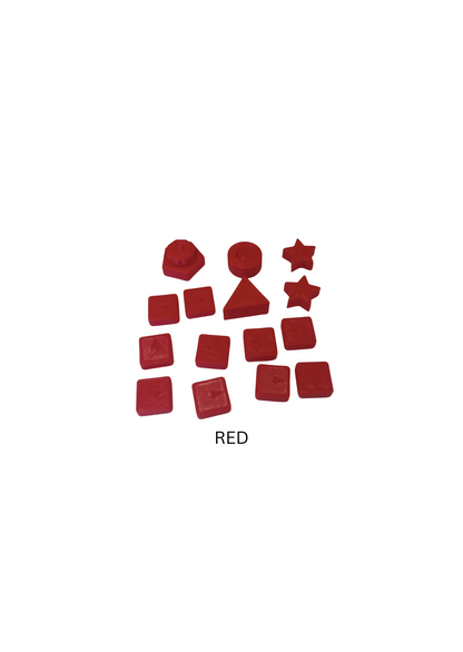 CHESHKER PERSONALISED COLOURED GAME PIECES
